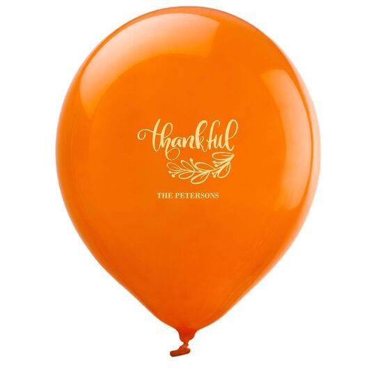 Thankful Latex Balloons